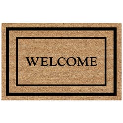 Geo Welcome Charcoal 24 in. x 36 in. Door Mat by TrafficMaster Use