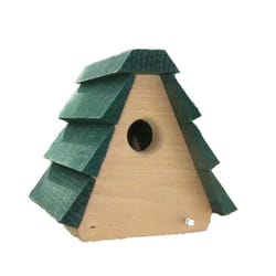 Songbird Essentials 6.5 in. H X 6 in. W X 7 in. L Wood Bird House