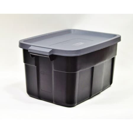 Departments - Rubbermaid Roughneck 18 gal Navy Storage Box 16.375 in. H X  15.875 in. W X