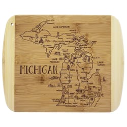 Totally Bamboo A Slice of Life 11 in. L X 8.75 in. W X 0.5 in. Bamboo Cutting Board