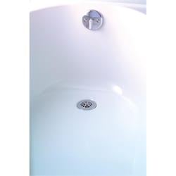 Keeney 1-1/2 in. D Chrome Plastic Triplever Bath Drain