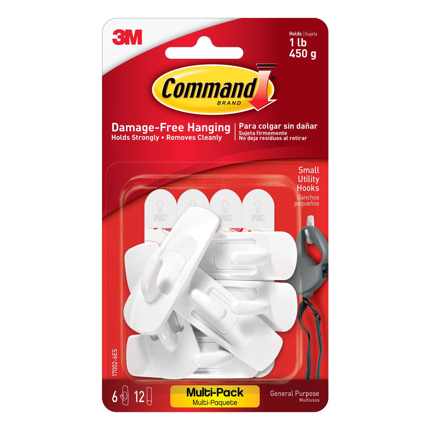 3M Command Small Plastic Hook 2-3/8 in. L 6 pk - Ace Hardware
