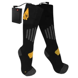 ActionHeat Unisex Heated L/XL Socks Black