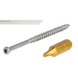 GRK Fasteners No. 8 in. X 2-1/2 in. L Star Trim Head W-Cut Construction Screws