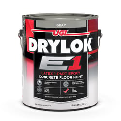 Drylok E1 Semi-Gloss Gray Acrylic Epoxy Blend Epoxy Floor Paint 1 gal