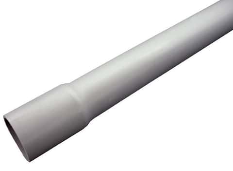 PVC Conduit, Schedule 40, 3 in, 10 ft Section, Priced per Foot