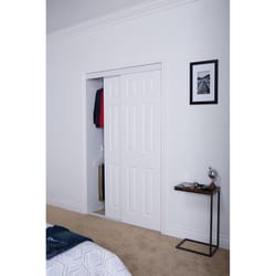 Erias 80.5 in. H X 60 in. W Wood Closet Bypass Door