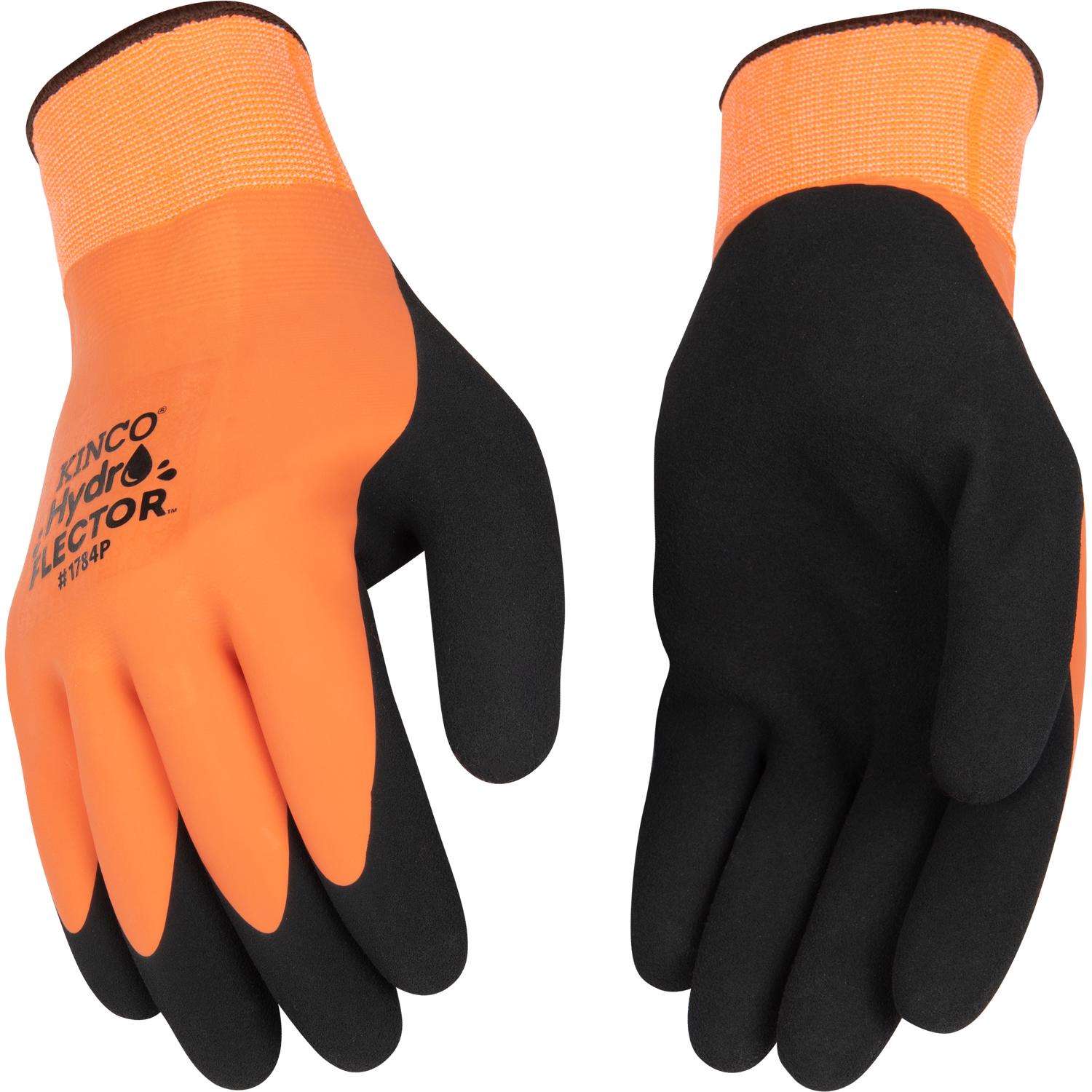 Kinco Hydroflector Men's Waterproof Gloves Black/Orange L 1 pair - Ace  Hardware