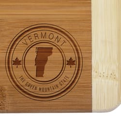 Totally Bamboo State Stamp 8 in. L X 5.75 in. W X 0.5 in. Bamboo Cutting Board