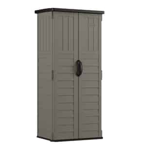 Suncast  72 in. H x 32-1/4 in. W x 25-1/2 in. D Gray  Resin  Storage Shed 
