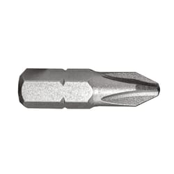 Century Drill & Tool Phillips #1 X 1 in. L Insert Bit S2 Tool Steel 2 pc