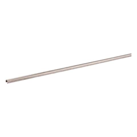 Barton Kramer Brushed Stainless Steel Patio Door Track Cover 1 pk Barton Kramer Brushed Stainless Steel Patio Door Track Cover 1 pk