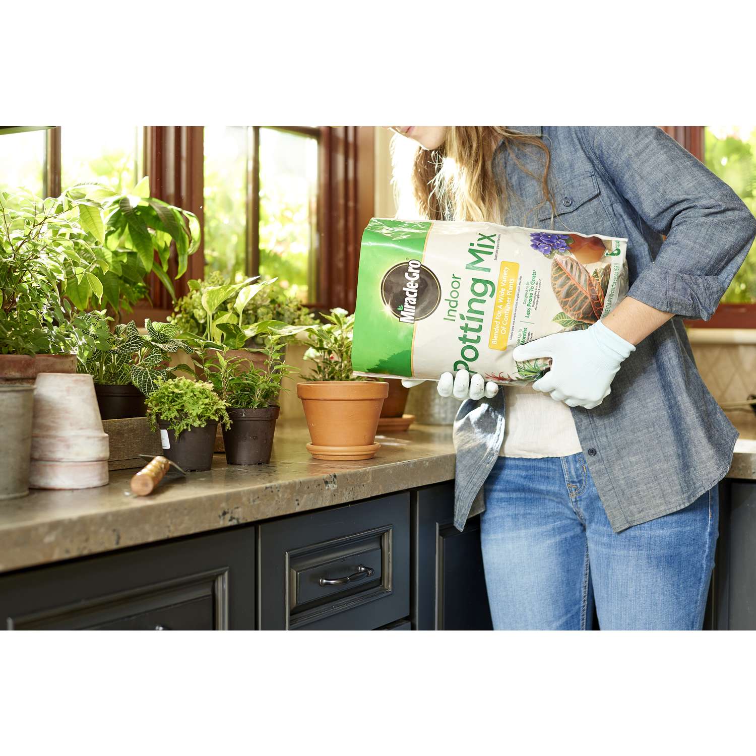 MiracleGro Indoor Potting Mix 6 qt. Ace Hardware
