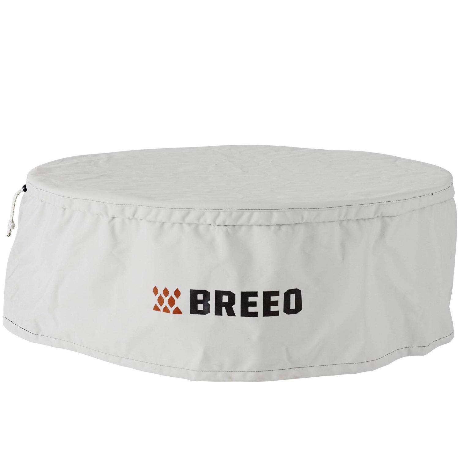 Breeo X Series 30 Fire Pit Cover White Polyester Fire Pit Cover Ace