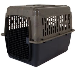 Ruff Maxx Plastic/Steel Pet Kennel Black/Camo 27 in. H X 25 in. W X 36 in. D