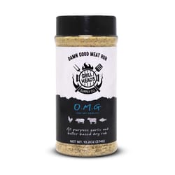 Grillheads Supply Oh My Garlic Dry Rub Garlic Butter Blend Dry Rub 13.2 oz