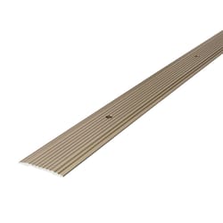 M-D BUILDING PRODUCTS 1.25 in. W X 72 in. L Anodized Pewter Silver Aluminum Seam Binder