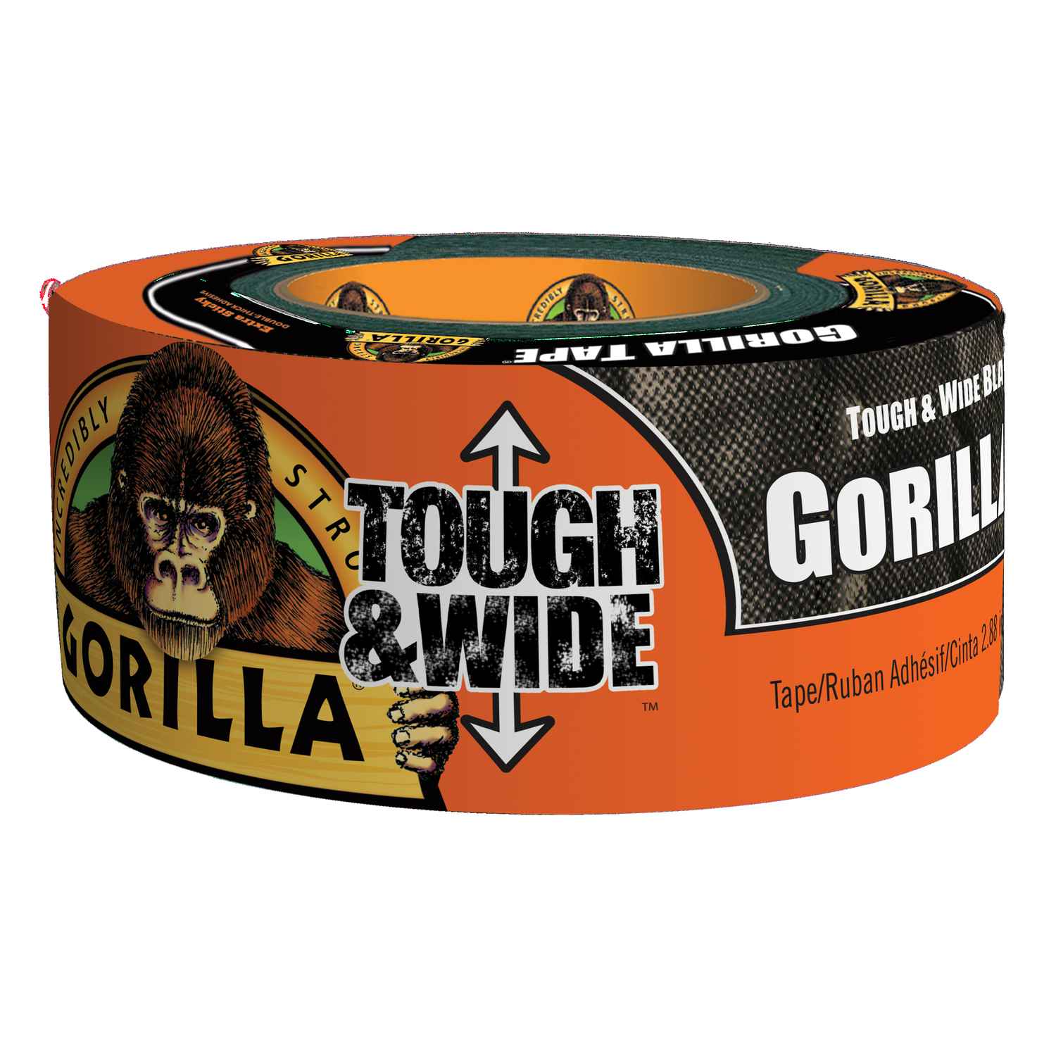 Gorilla 2.88 In. x 25 Yd. Tough & Wide Heavy-Duty Duct Tape, Black