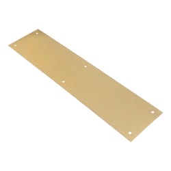 Ace 15 in. H X 3-1/2 in. L Brass Brass Plate