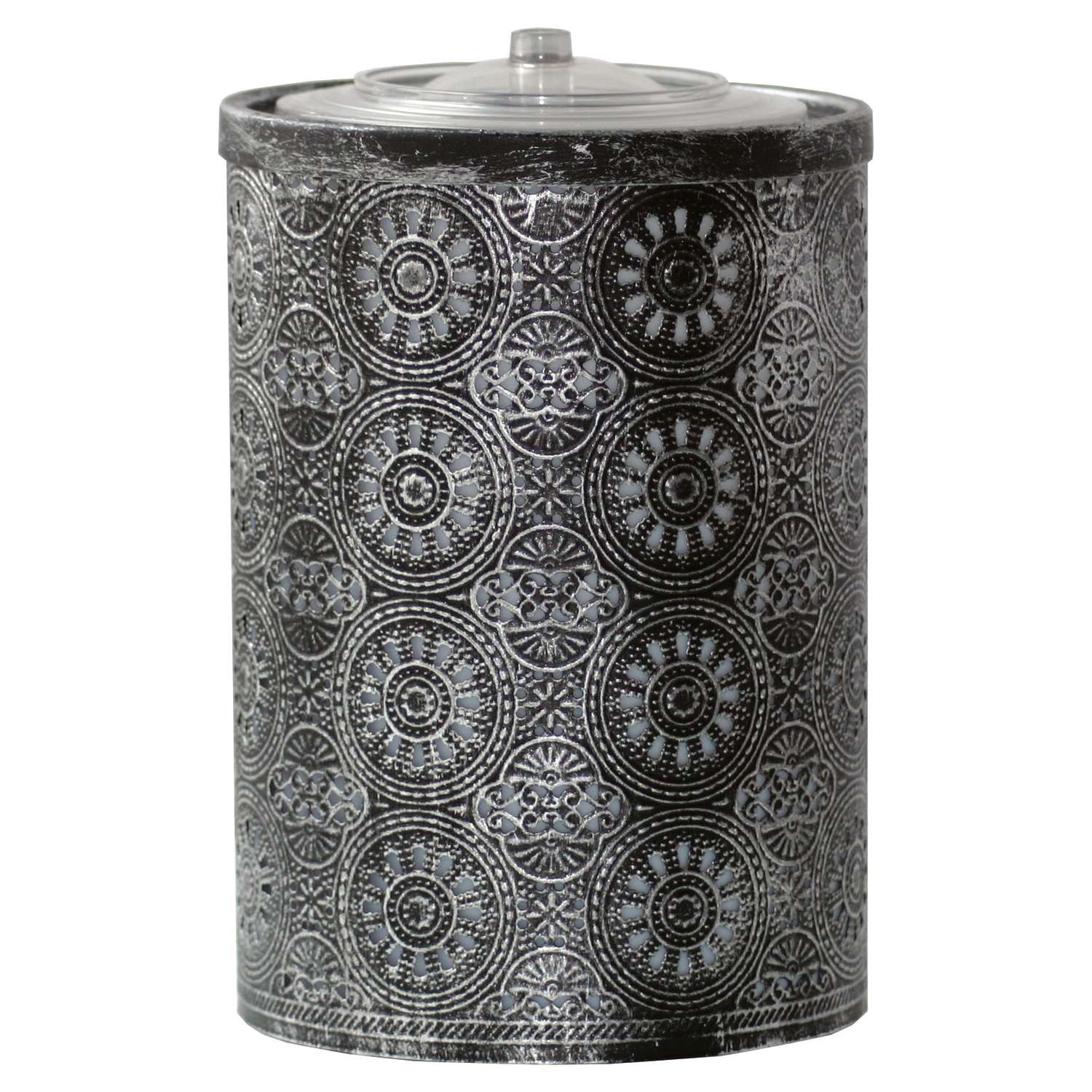 Patio Essentials AquaFlame Metal Silver 8.3 in. H Cascading Table Top