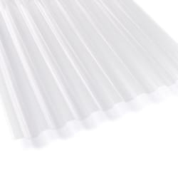Suntuf 26 in. W X 12 ft. L Polycarbonate Roofing Panel Clear