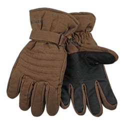 Kinco AquaNOT L Duck Fabric Cold Weather Brown Ski Gloves