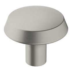 Amerock Premise Contemporary Round Cabinet Knob 1-1/4 in. D 1-1/16 in. Satin Nickel 1 pk