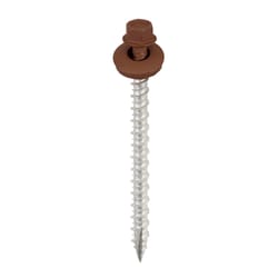 Acorn International No. 9 Sizes X 2-1/2 in. L Self-Tapping Hex Head Sheet Metal Screws 250 pk