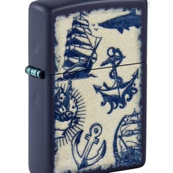 Zippo Nautical Blue Windproof Lighter 1 pk