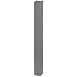 Mail Boss 43 in. Powder Coated Gray Steel Mailbox Post