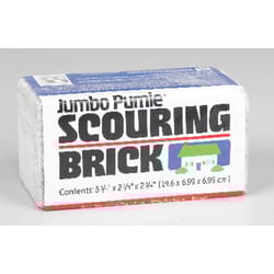 US Pumice Jumbo Pumie Heavy Duty Scouring Brick For Multi-Purpose 5-3/4 in. L 1 pk