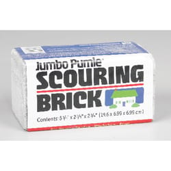 US Pumice Jumbo Pumie Heavy Duty Scouring Brick For Multi-Purpose 5-3/4 in. L 1 pk