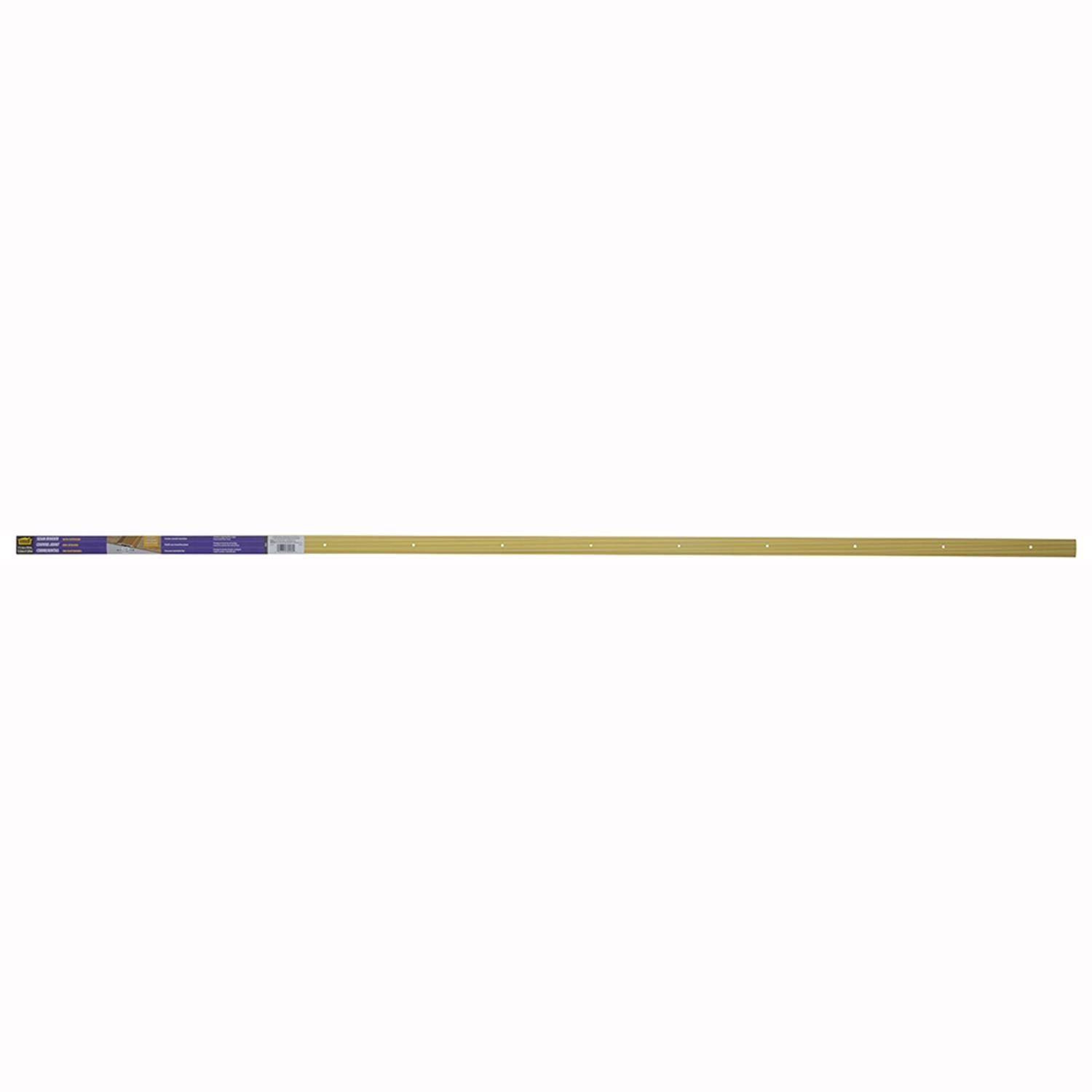 M-D 0.1 in. H X 36 in. L Prefinished Satin Brass Aluminum Seam Binder M-D 0.1 in. H X 36 in. L Prefinished Satin Brass Aluminum Seam Binder