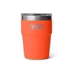 YETI Rambler 16 oz Papaya BPA Free Stackable Tumbler with MagSlider Lid
