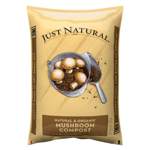 Just Natural Natural 0.75-cu ft Organic Mushroom Compost Just Natural Natural 0.75-cu ft Organic Mushroom Compost