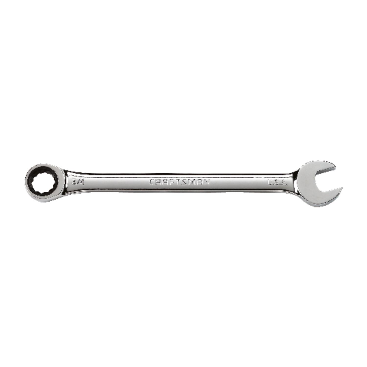 Craftsman 7/16 in. 12 Point SAE Ratcheting Wrench, 7.4 in. L