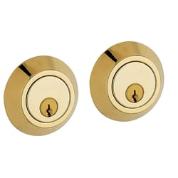 Baldwin Estate Polished Brass Brass Double Cylinder Deadbolt