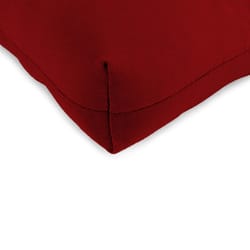 Jordan Manufacturing Red Polyester Wicker Seat Cushion 4 in. H X 19 in. W X 19 in. L