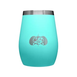 Toadfish 10 fl. oz. Teal BPA Free Non Tipping Wine Tumbler with Lid