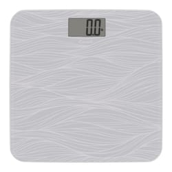 Taylor 350 lb Digital Bathroom Scale White/Gray - Ace Hardware