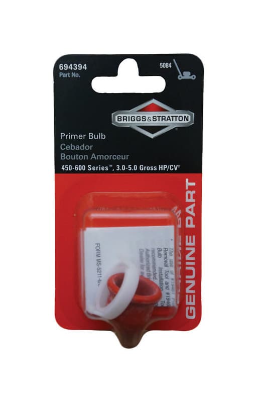 Briggs and stratton primer bulb hole leaking sales
