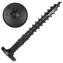 Screw Products NOVA #16 in. X 2.5 in. L Star Black Steel Lag Screw 50 pk