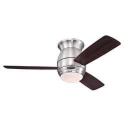Westinghouse Halley 44 in. Brushed Nickel Silver LED Indoor Ceiling Fan
