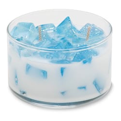 Primal Elements Blue/White Mermaid Scent 2 Wick Candle