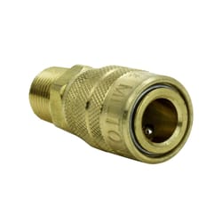 Milton Brass Air Coupler 3/8 in. 10 pc