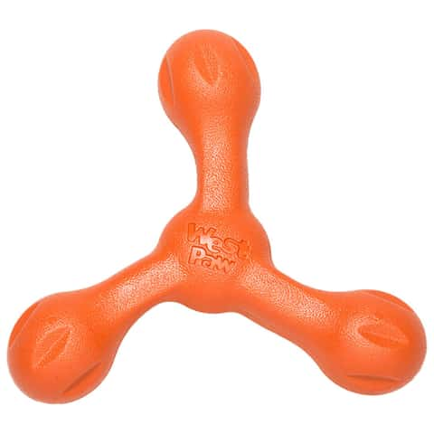 West Paw Toppl Zogo Flex Toy Orange Large