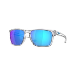 Oakley Sylas (60) Unisex Polished Clear Blue Lens Sunglasses