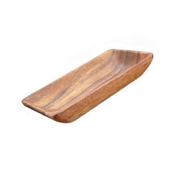 Pacific Merchants Natural Acacia Wood Serving Bowl 1 ct