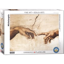 Eurographics Creation of Adam Jigsaw Puzzles Multicolored 1000 pc