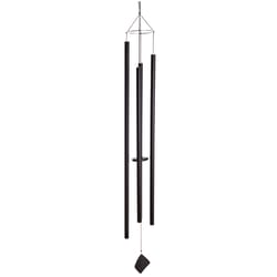 Music of the Spheres, Inc Westminster Black Aluminum 90 in. Wind Chime
